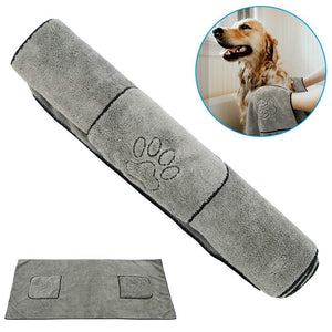 The Ultimate Solution for Post-Bath Bliss: Super Absorbent Large Pet Bathrobe Towel