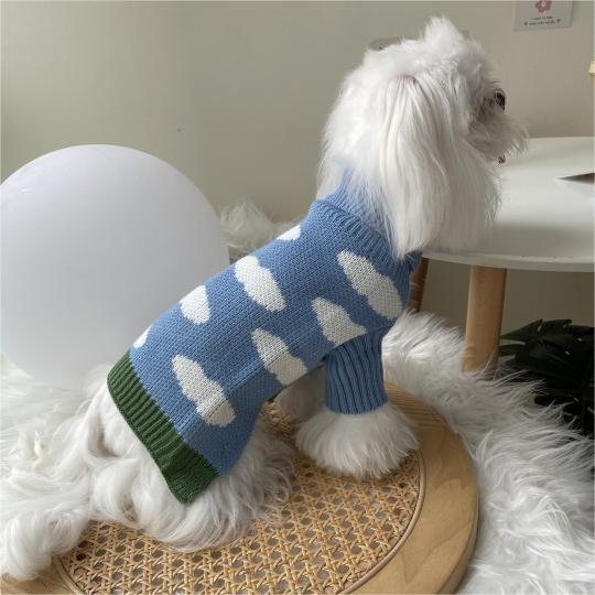 Jacquard Knit Pet Sweater For Everyday Comfort