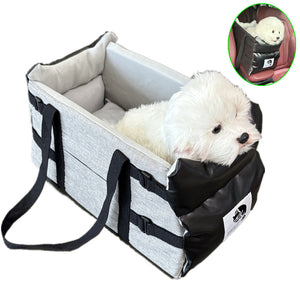 Discover the Comfort of the Leather Pet Bed Carrier And Car Seat Mat