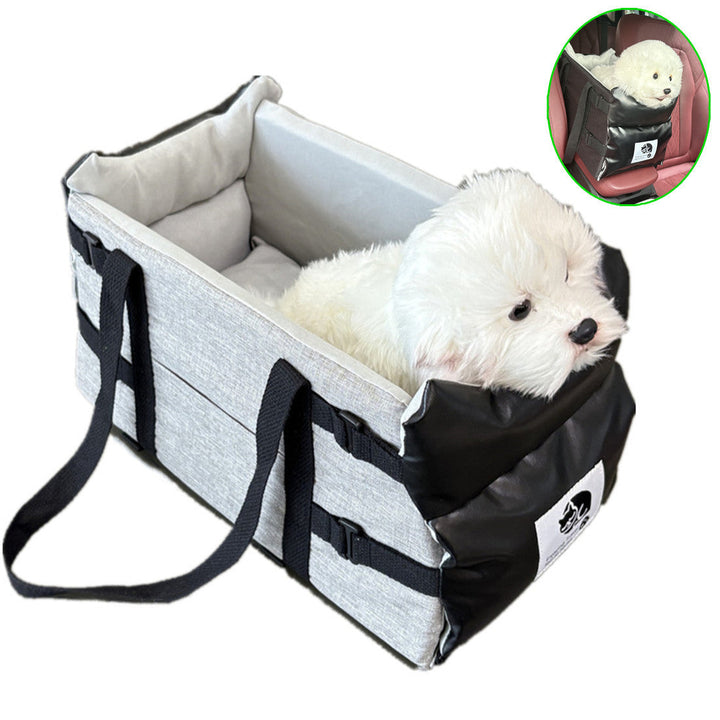 Discover the Comfort of the Leather Pet Bed Carrier And Car Seat Mat