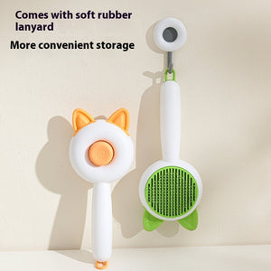 Self-Cleaning Pet Hair Remover Grooming Comb