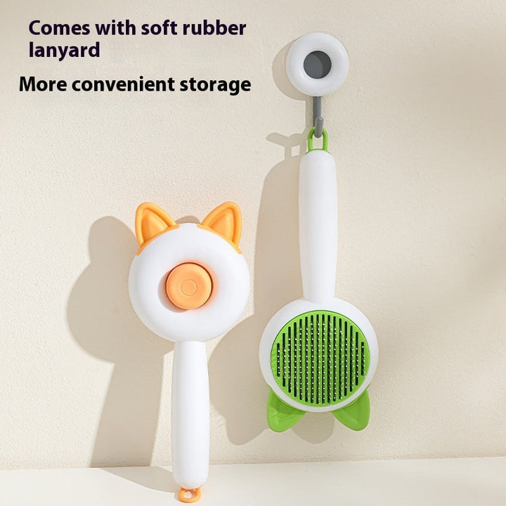 Self-Cleaning Pet Hair Remover Grooming Comb